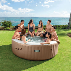 Inflatable Spa – INTEX – Sahara 8 Seater + Thermal Cover – CLEARANCE