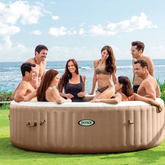 Inflatable Spa – INTEX – Sahara 8 Seater + Thermal Cover – CLEARANCE