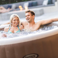 Inflatable Spa – INTEX – Sahara 4 Seater + Thermal Cover – CLEARANCE