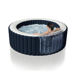 Inflatable Spa – INTEX – Blue Navy 6 Seater + Thermal Cover – CLEARANCE