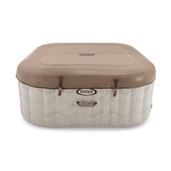 Inflatable Spa – INTEX – Chevron 4 Seater + Thermal Cover – CLEARANCE