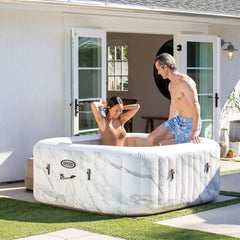 Inflatable Spa – INTEX – Calacatta 4 Seater + Thermal Cover