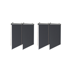 Special Edition Pergola with Retractable Roof 3×3 m and 4 Blinds, Anthracite Grey