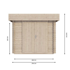 ROVETO Wooden Garden Shed – 4.7 m² – Premium Finish – Factory Price – CLEARANCE