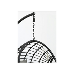 SOUTH BEACH Black Resin Hanging Chair