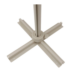 Hespéride Melhia Rectangular Multi-Canopy Cantilever Parasol, Linen 4 x 3m in Aluminium, Steel and Olefin