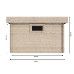 ROVETO Wooden Garden Shed – 4.7 m² – Premium Finish – Factory Price – CLEARANCE
