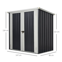 Garden Shed – 1.26 m² – 2 Doors
