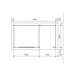 Wooden Garden Shed – 7.44 m² – Factory Price – CLEARANCE