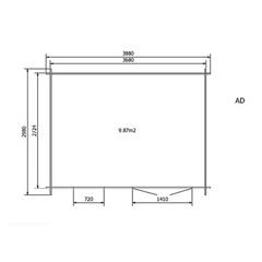 Modern Wooden Garden Shed – 13 m² – Premium Quality – Factory Price – CLEARANCE