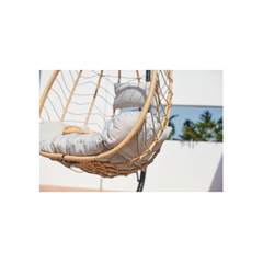 LIMA Beige Resin & Steel Hanging Chair