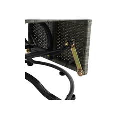 Woven Resin Hanging Chair – 360° Rotation and Tilt Function