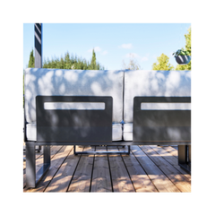 NATERIAL Odyssea Grey Garden Set, 7 People