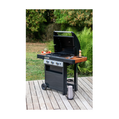 CAMPINGAZ 3 Series Classic WLD 2-in-1 Gas Barbecue + Plancha, Black