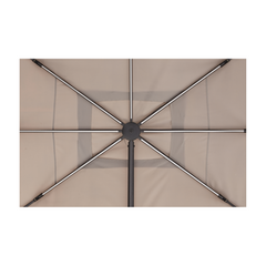 NATERIAL Sonora II Rectangular Cantilever Parasol, Taupe, L.391 x W.282 cm