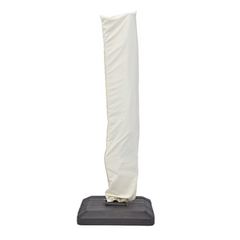NATERIAL Sonora II Rectangular Cantilever Parasol, Taupe, L.391 x W.282 cm
