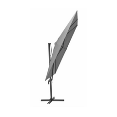 NATERIAL Aura Square Cantilever Parasol, Anthracite, L.286 x W.286 cm