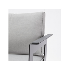 NATERIAL Odyssea Grey Garden Set, 7 People