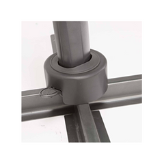 NATERIAL Aura Square Cantilever Parasol, Taupe, L.286 x W.286 cm