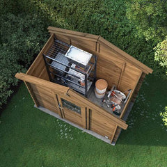 Treated Wood Garden Chalet – 4.2 m² – Premium Quality – Factory Price – CLEARANCE