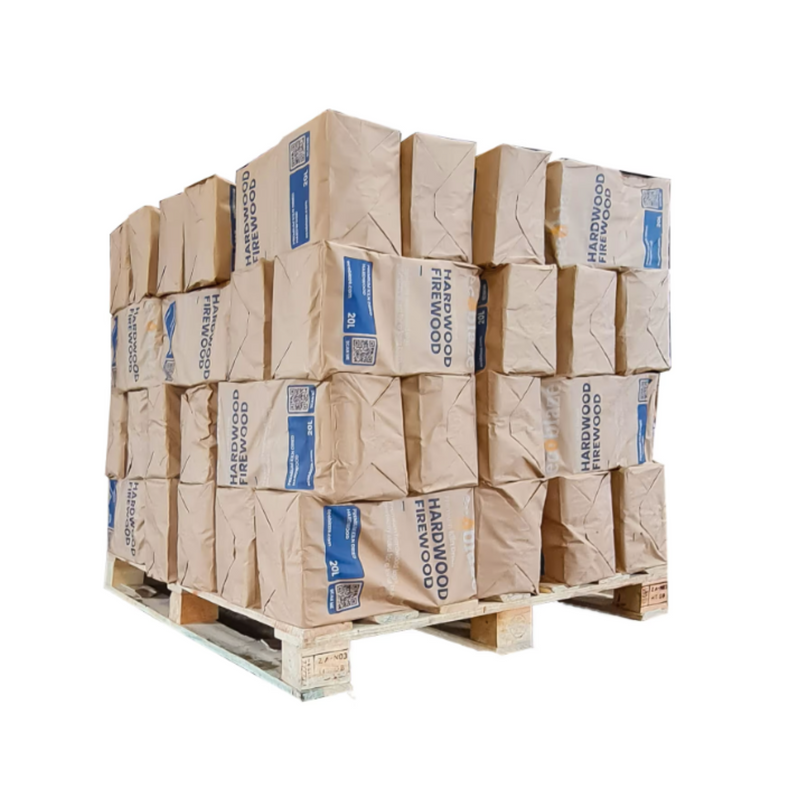 Premium Hard Kiln-Dried Firewood Bags – Full Crate (3 steres)