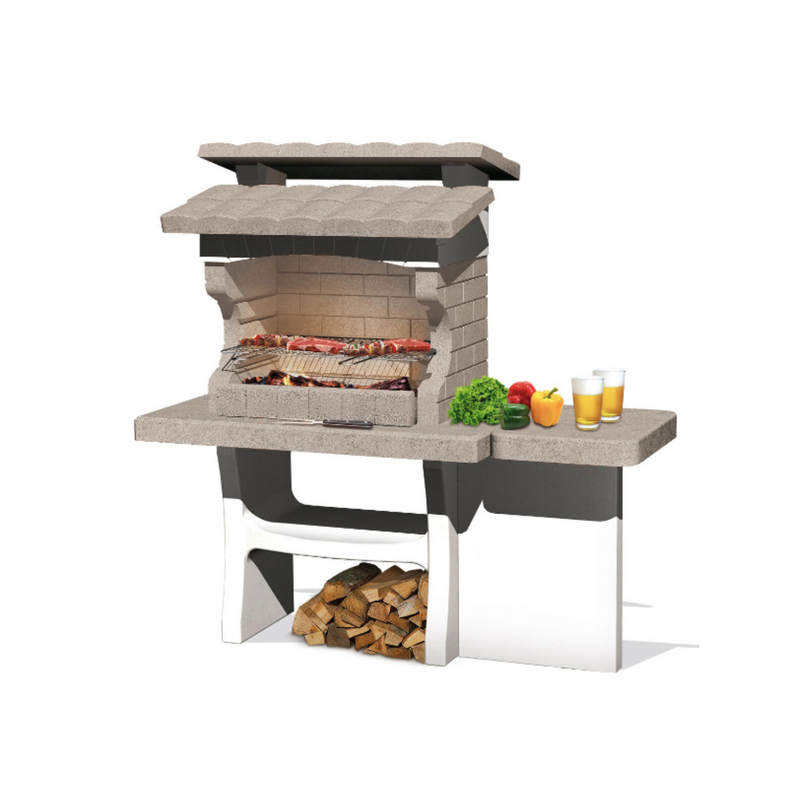 Luxor Beige and Grey Concrete Barbecue
