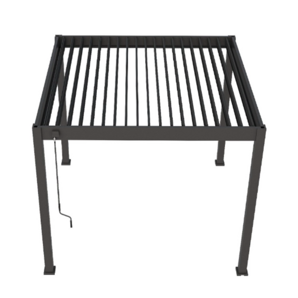 Anthracite Self-Supporting Bioclimatic Pergola