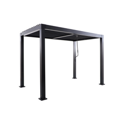 NATERIAL Clima Self-Supporting Bioclimatic Pergola, Grey Aluminium, 5.08 m²