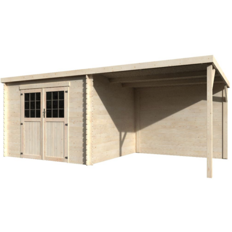 Wooden Garden Shed – 18.36 m² – High-End – Factory Price – CLEARANCE