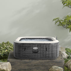 Inflatable Spa – INTEX – Slate 4 Seater + Thermal Cover