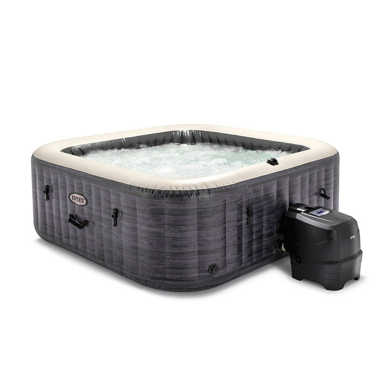Inflatable Spa – INTEX – Slate 6 Seater + Thermal Cover – CLEARANCE