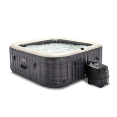 Inflatable Spa – INTEX – Slate 6 Seater + Thermal Cover – CLEARANCE