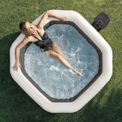 Inflatable Spa – INTEX – Carbon 4 Seater + Thermal Cover – CLEARANCE