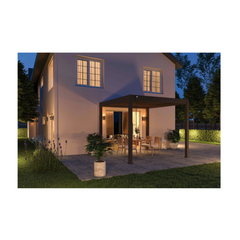 Anthracite Self-Supporting Bioclimatic Pergola