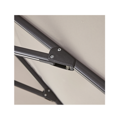 NATERIAL Sonora II Rectangular Cantilever Parasol, Taupe, L.391 x W.282 cm