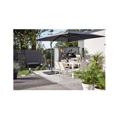 NATERIAL Aura Square Cantilever Parasol, Anthracite, L.286 x W.286 cm