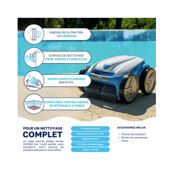 Zodiac Vortex OV5360 Pool Robot