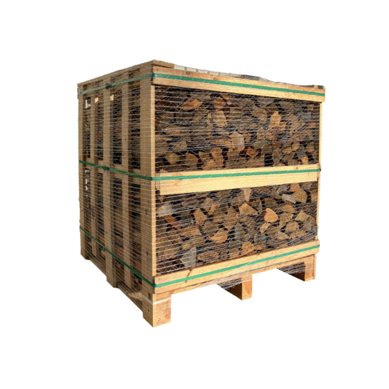 Premium Hard Sun-Dried Firewood – Full Crate (3 steres)