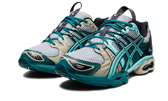 ASICS UB3-S Gel-Nimbus 9 Kiko Kostadinov Piedmont Grey Aruba Blue