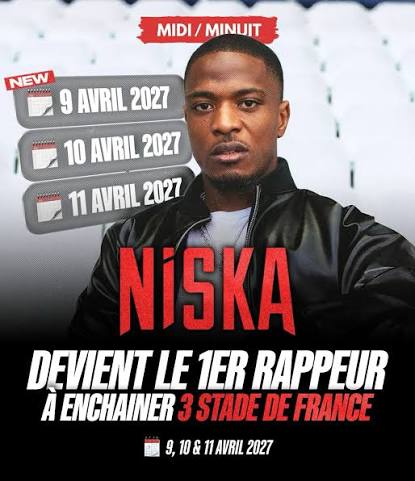 NISKA — STADE DE FRANCE 2027